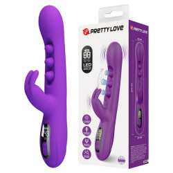 PRETTY LOVE - SABIEN RABBIT VIBRATOR MIT KLOPFSTIMULATION UND LILA LED – Produktansicht 2