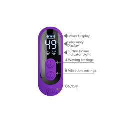 PRETTY LOVE - SABIEN RABBIT VIBRATOR MIT KLOPFSTIMULATION UND LILA LED – Produktansicht 9