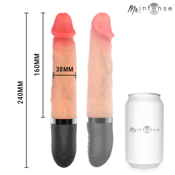 MR INTENSE - JEAN UP&DOWN VIBRATOR SILIKON MIT WÄRMEEFFEKT 24 CM -Ø- 3,8 CM – Produktansicht 5