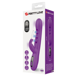 PRETTY LOVE - SABIEN RABBIT VIBRATOR MIT KLOPFSTIMULATION UND LILA LED – Produktansicht 11