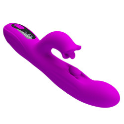 PRETTY LOVE - YALANDA HASE OSZILLIERENDER VIBRATOR MIT LED-ANZEIGE, LILA – Produktansicht 6