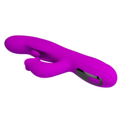 PRETTY LOVE - YALANDA HASE OSZILLIERENDER VIBRATOR MIT LED-ANZEIGE, LILA – Produktansicht 7