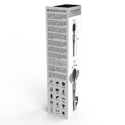 BLACK&SILVER - DEXTER-MASSAGESTAB – Produktansicht 4