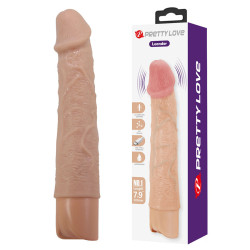 PRETTY LOVE - LEANDER FLEXIBLER REALISTISCHER VIBRATOR – Produktansicht 2