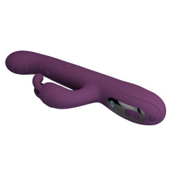 PRETTY LOVE - DEE MULTIFUNKTIONS-HASENVIBRATOR MIT OSZILLIERENDER UND PERKUSSIVER FUNKTION, LILA – Produktansicht 8