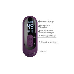 PRETTY LOVE - DEE MULTIFUNKTIONS-HASENVIBRATOR MIT OSZILLIERENDER UND PERKUSSIVER FUNKTION, LILA – Produktansicht 9