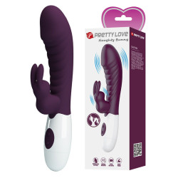 PRETTY LOVE - NAUGHTY BUNNY 30-FUNKTIONEN-KANINCHENVIBRATOR LILA – Produktansicht 2