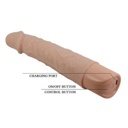 PRETTY LOVE - LEANDER FLEXIBLER REALISTISCHER VIBRATOR – Produktansicht 7