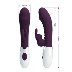 PRETTY LOVE - NAUGHTY BUNNY 30-FUNKTIONEN-KANINCHENVIBRATOR LILA – Produktansicht 8