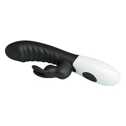 PRETTY LOVE - NAUGHTY BUNNY 30-FUNKTIONEN-HASENVIBRATOR SCHWARZ – Produktansicht 6