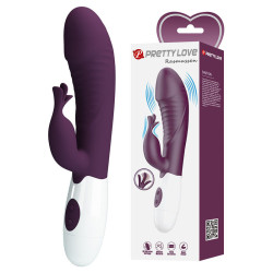 PRETTY LOVE - ROGUE MUSE 30-FUNKTIONEN-HASENVIBRATOR LILA – Produktansicht 2