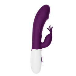 PRETTY LOVE - ROGUE MUSE 30-FUNKTIONEN-HASENVIBRATOR LILA – Produktansicht 3