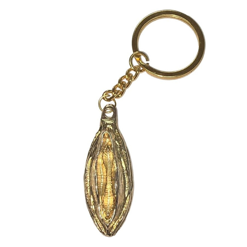 DIABLO PICANTE - METALL-SCHLÜSSELANHÄNGER MIT GOLDENEN LIPPEN