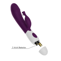 PRETTY LOVE - ROGUE MUSE 30-FUNKTIONEN-HASENVIBRATOR LILA – Produktansicht 6