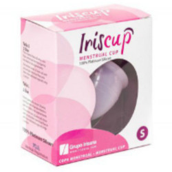 IRISCUP - KLEINER ROSA MONATSBECHER A + KOSTENLOSER STERILISATORBEUTEL – Produktansicht 2