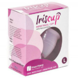 IRISCUP - GROSSER ROSA MONATSTASSE + KOSTENLOSER STERILISATORBEUTEL – Produktansicht 2
