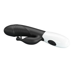 PRETTY LOVE - RASMUSSEN 30-FUNKTIONEN-HASE-VIBRATOR SCHWARZ – Produktansicht 6