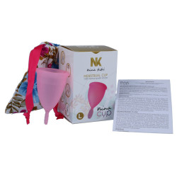 NINA KIKÍ - MENSTRUAL CUP ROSA - GRÖSSE L – Produktansicht 2