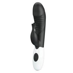 PRETTY LOVE - RASMUSSEN 30-FUNKTIONEN-HASE-VIBRATOR SCHWARZ – Produktansicht 7