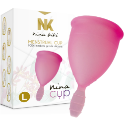 NINA KIKÍ - MENSTRUAL CUP ROSA - GRÖSSE L – Produktansicht 8