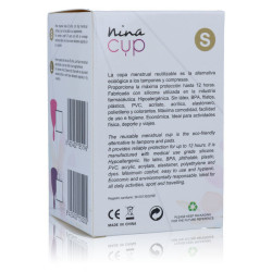 NINA KIKÍ - MENSTRUAL CUP ROSA - GRÖSSE S – Produktansicht 3