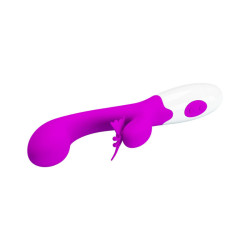 PRETTY LOVE - BUTTERFLY KISS 30-FUNKTIONEN-HASENVIBRATOR LILA – Produktansicht 7