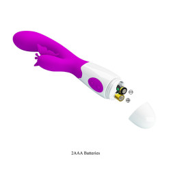 PRETTY LOVE - BUTTERFLY KISS 30-FUNKTIONEN-HASENVIBRATOR LILA – Produktansicht 9