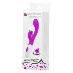 PRETTY LOVE - BUTTERFLY KISS 30-FUNKTIONEN-HASENVIBRATOR LILA – Produktansicht 11