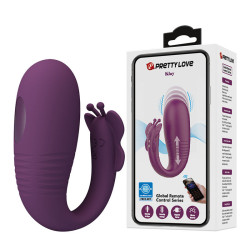 PRETTY LOVE - KLAY STOSS-EI-VIBRATOR, APP-STEUERUNG, LILA – Produktansicht 2