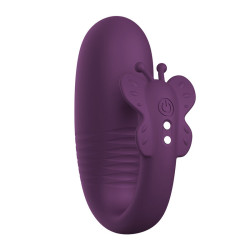 PRETTY LOVE - KLAY STOSS-EI-VIBRATOR, APP-STEUERUNG, LILA – Produktansicht 3