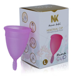 NINA KIKÍ - MENSTRUAL CUP LILA - GRÖSSE L – Produktansicht 3