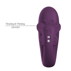 PRETTY LOVE - KLAY STOSS-EI-VIBRATOR, APP-STEUERUNG, LILA – Produktansicht 6
