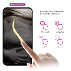PRETTY LOVE - KLAY STOSS-EI-VIBRATOR, APP-STEUERUNG, LILA – Produktansicht 15