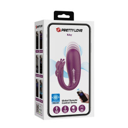 PRETTY LOVE - KLAY STOSS-EI-VIBRATOR, APP-STEUERUNG, LILA – Produktansicht 17