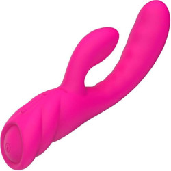 NALONE - PURE X2MAGIC STICK RABBIT VIBRATOR ROSA – Produktansicht 6