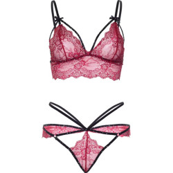 LEG AVENUE - 81623 BH + STRING-SET, BURGUNDERROT, GRÖSSE – Produktansicht 5