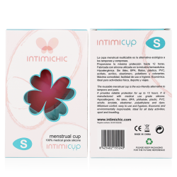 INTIMICHIC - MENSTRUAL CUP MEDIZINISCHES SILIKON - GRÖSSE S – Produktansicht 7