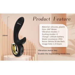 NALONE - LULU MAGIC STICK RABBIT VIBRATOR ROSA – Produktansicht 4