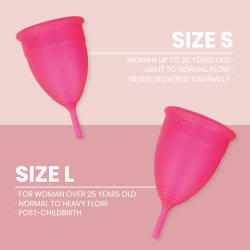 INTIMICHIC - MENSTRUAL CUP MEDIZINISCHES SILIKON - GRÖSSE L – Produktansicht 4