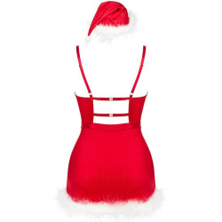 LIVCO CORSETTI FASHION - AGETHE LC 90607 CHEMISE + STRING + WEIHNACHTSMÜTZE L/XL – Produktansicht 5