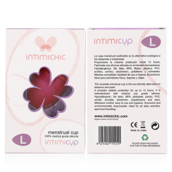 INTIMICHIC - MENSTRUAL CUP MEDIZINISCHES SILIKON - GRÖSSE L – Produktansicht 7
