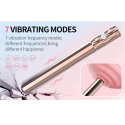 NALONE - TIA MAGIC STICK RABBIT VIBRATOR - ROSA – Produktansicht 4