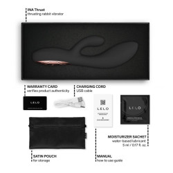 LELO - INA THRUST RABBIT STOSSVIBRATOR SCHWARZ – Produktansicht 9