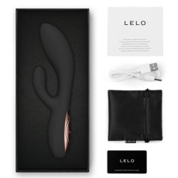 LELO - INA THRUST RABBIT STOSSVIBRATOR SCHWARZ – Produktansicht 10