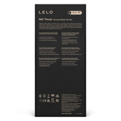 LELO - INA THRUST RABBIT STOSSVIBRATOR SCHWARZ – Produktansicht 12