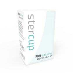 STERCUP - FDA SILIKON-MENSTRUALCUP FLIEDER - GRÖSSE L – Produktansicht 4