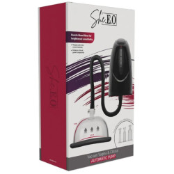 SHE.E.O - AUTOMATISCHE VAKUUMPUMPE FÜR VAGINA UND KLITORIS SCHWARZ – Produktansicht 4