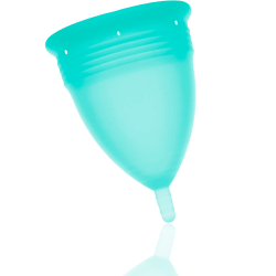 STERCUP - FDA SILIKON-MENSTRUALCUP AQUAMARIN - GRÖSSE S – Produktansicht 2