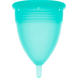 STERCUP - FDA SILIKON-MENSTRUALCUP AQUAMARIN - GRÖSSE S – Produktansicht 3