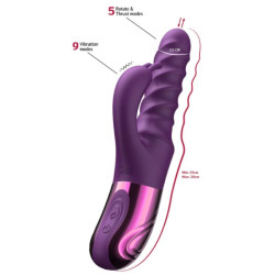 SHE.E.O - LILA HASEN-WIRL-VIBRATOR – Produktansicht 3
